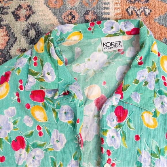 Fruit 90s Blouse - Picture 1 of 7